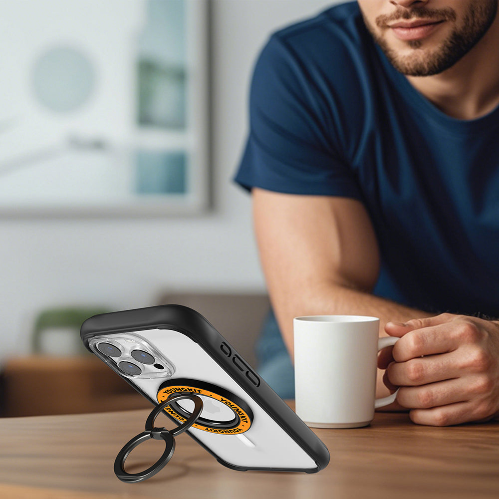 Youngkit Magnetik 360 Derece Dönebilen Double Ring Serisi Parmak Ring Stand Youngkit Magnetik 360 Derece Dönebilen Double Ring Serisi Parmak Ring Stand